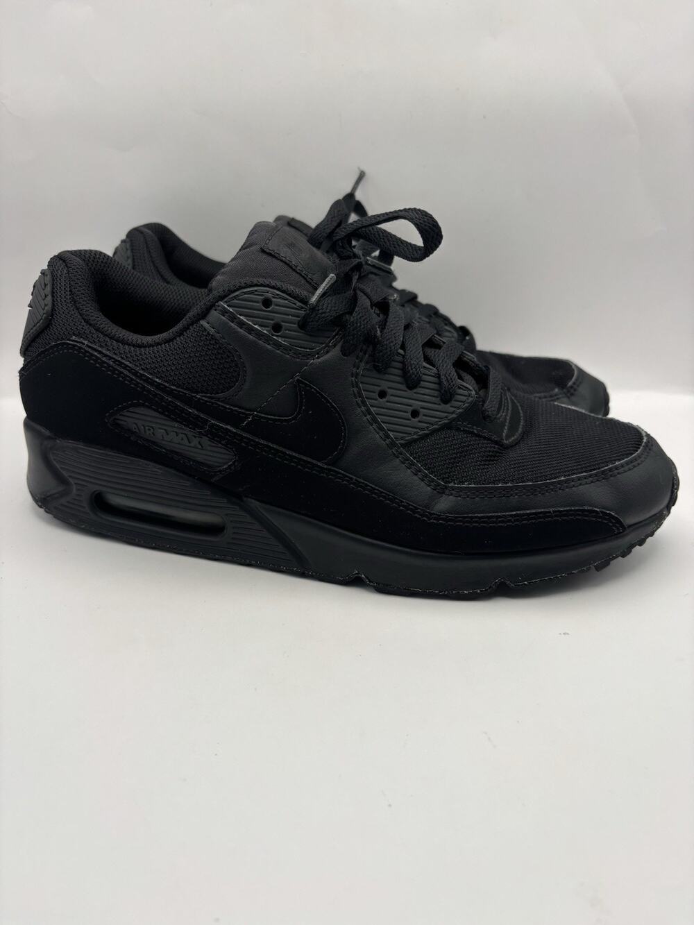Nike Air Max 90 Black Sneakers Men Size 10